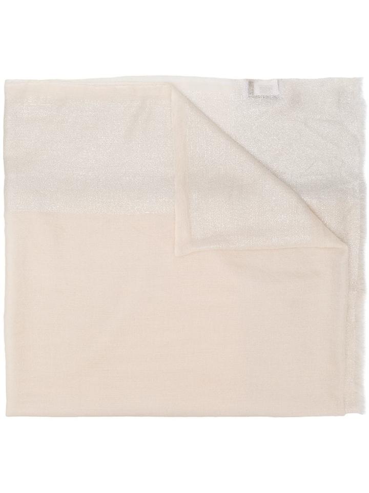 Snobby Sheep Frayed Scarf - Neutrals
