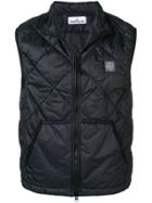 Stone Island Quilted Gilet - Blue