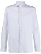 Ermenegildo Zegna Pinstriped Button-up Shirt - White