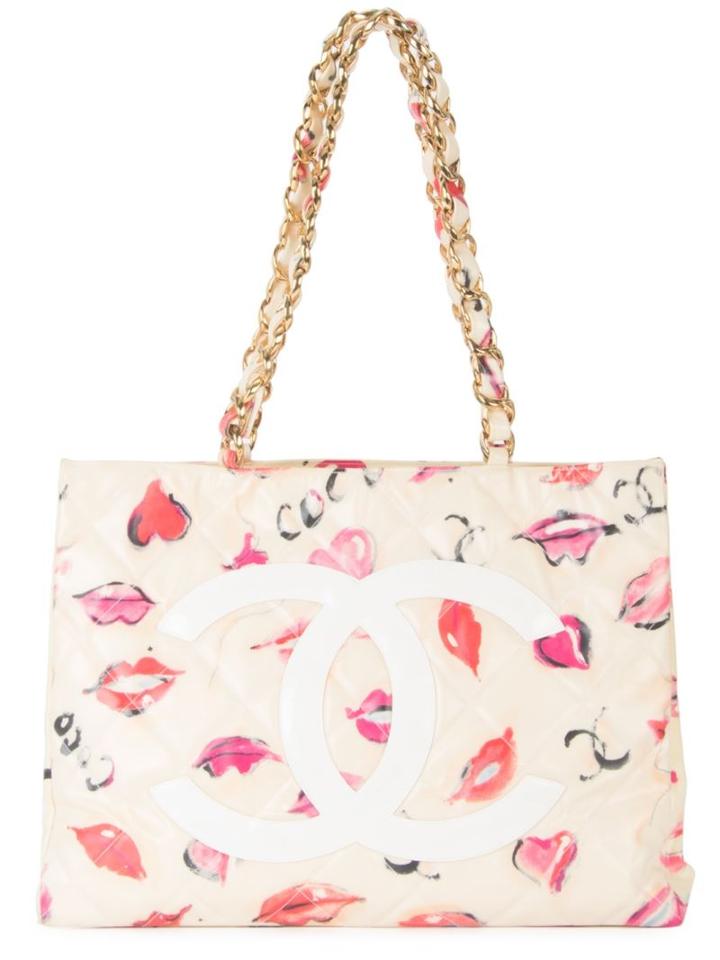 Chanel Vintage Jumbo Lip Print Shoulder Bag, Women's