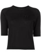 Simone Rocha Shortsleeve Knit Sweater, Women's, Size: Small, Black, Silk/cashmere/merino
