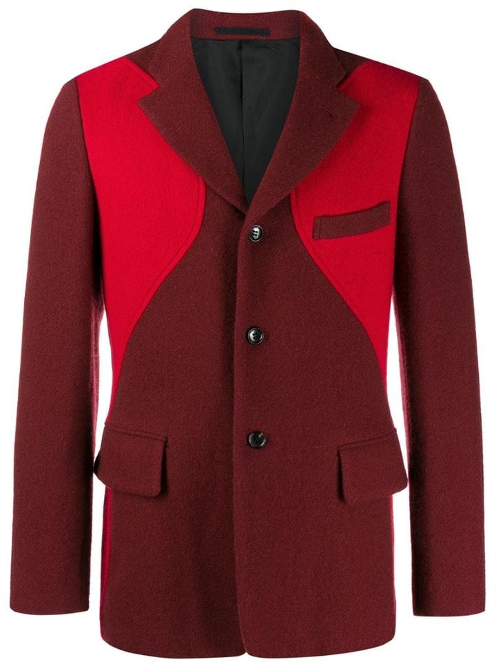 Comme Des Garçons Pre-owned 2003's Block Colour Jacket - Red