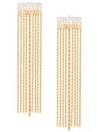 Fallon Tassel Chain Earrings - Gold