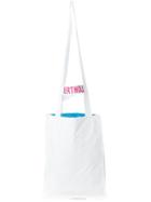 Berthold Berthold Tote Bag, Men's, White, Cotton
