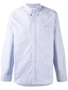 Visvim - Elbow Patch Oxford Shirt - Men - Cotton - Iii, Blue, Cotton