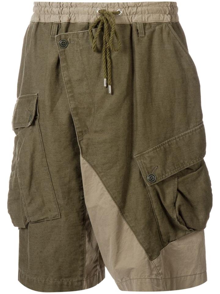 Mihara Yasuhiro Draped Track Shorts