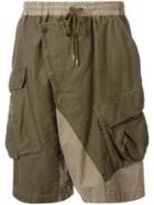 Mihara Yasuhiro Draped Track Shorts