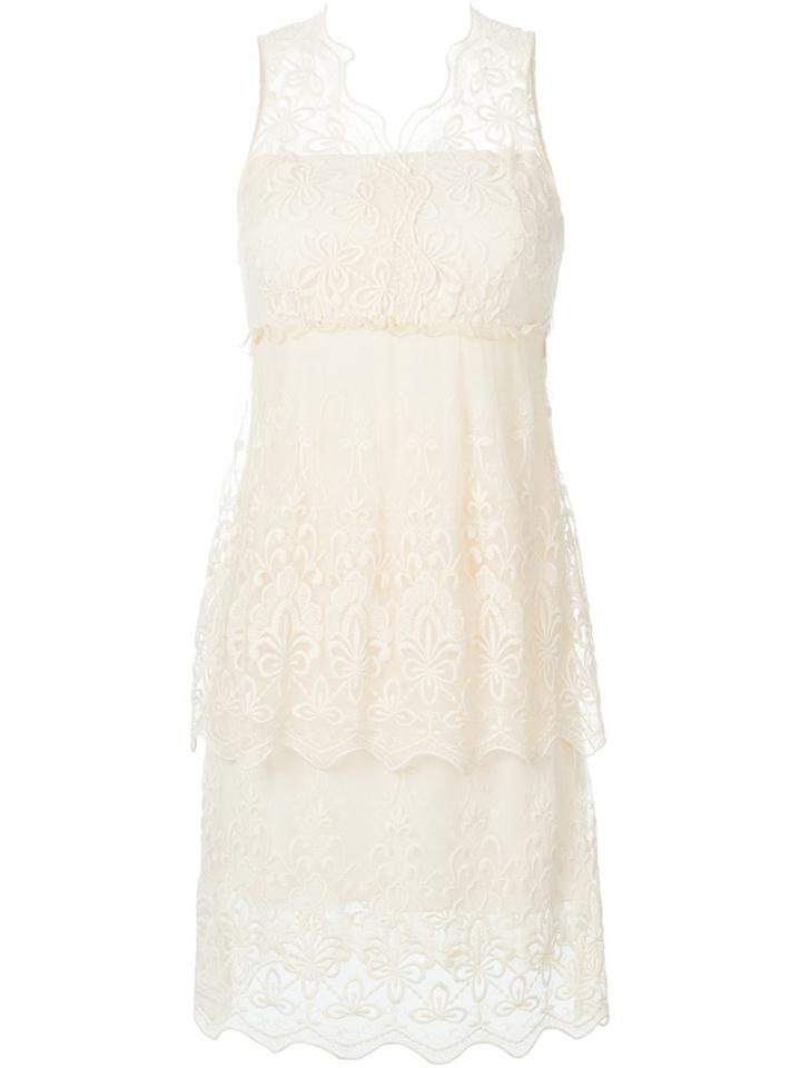 Blugirl Embroidered Lace Layered Dress