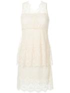 Blugirl Embroidered Lace Layered Dress