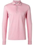 Aspesi Longsleeved Polo Shirt - Pink