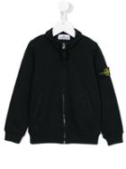 Stone Island Kids Classic Bomber Jacket, Boy's, Size: 8 Yrs, Blue