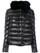 Herno Fox Fur Collar Jacket - Black