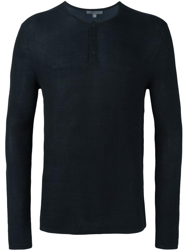 John Varvatos Fine-knit T-shirt