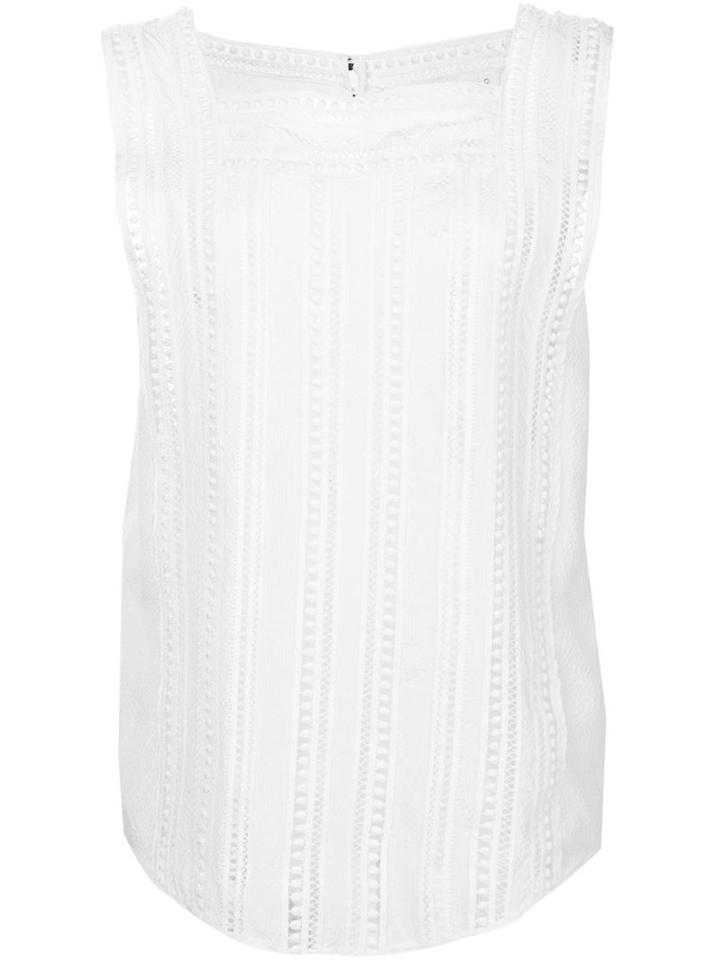 Veronica Beard Broderie Anglaise Top