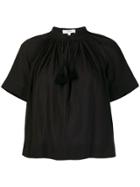 Vince Tassel Tie Top - Black