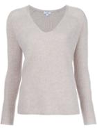 Vince V-neck Jumper, Women's, Size: Medium, Nude/neutrals, Cashmere/wool