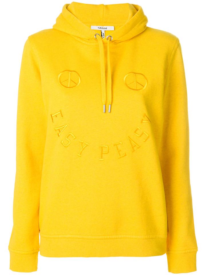 Ganni Easy Peasy Hoodie - Yellow & Orange
