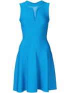 Issa Flared Dress, Women's, Size: Medium, Blue, Spandex/elastane/rayon