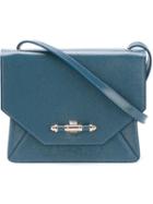 Givenchy Obsedia Shoulder Bag, Women's, Blue, Calf Leather