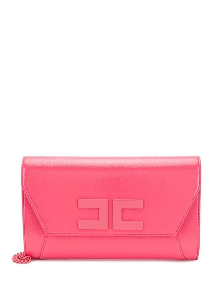 Elisabetta Franchi Envelope Clutch - Pink