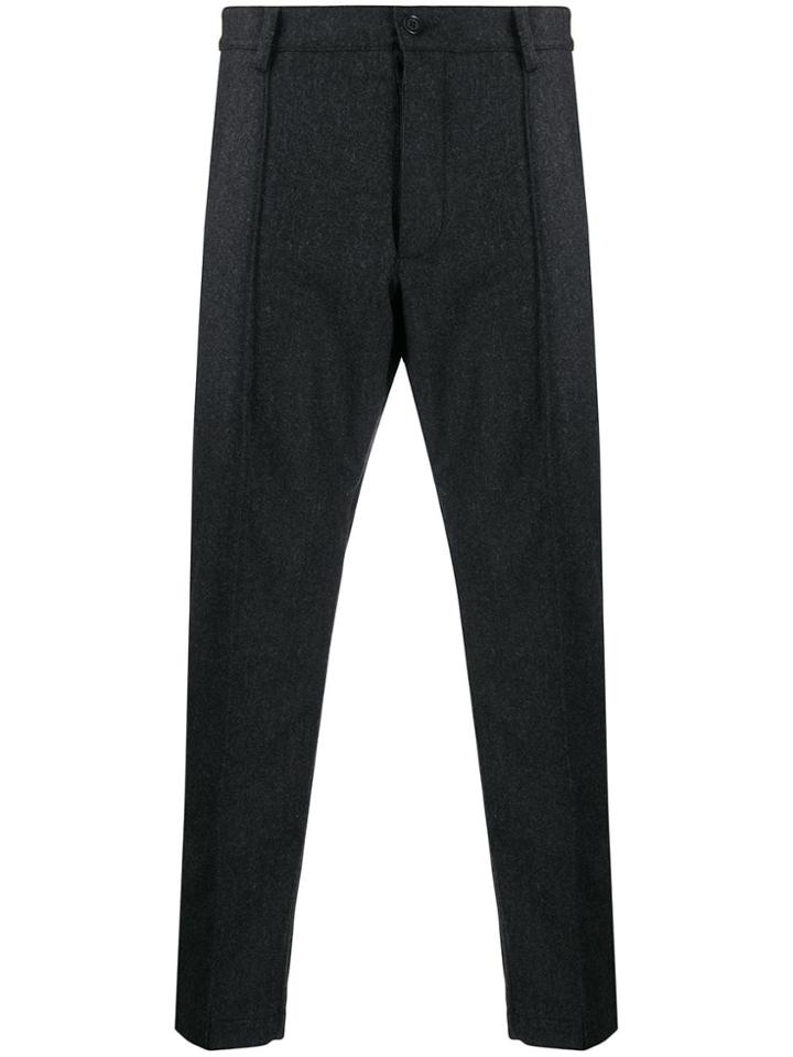 Ymc Hand Me Down Cropped Trousers - Grey