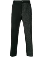 Thom Browne Fun-mixed Denim Unconstructured Chino Trouser - Black