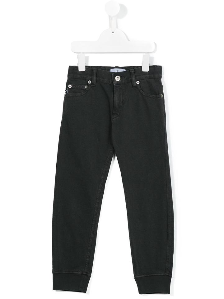 Stone Island Kids Slim Fit Jeans, Boy's, Size: 8 Yrs, Grey