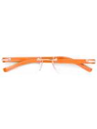 Tag Heuer Rimless Glasses, Yellow/orange, Metal/rubber