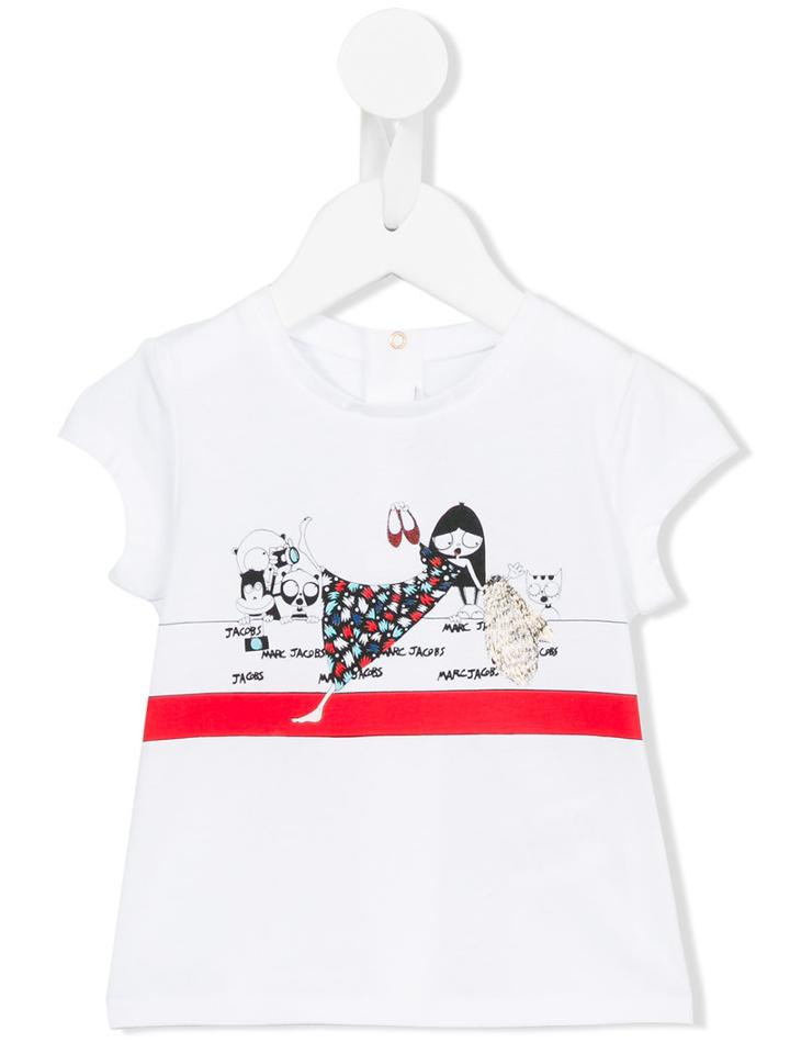 Little Marc Jacobs - Printed T-shirt - Kids - Cotton/modal - 6 Mth, White