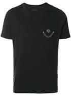 Frankie Morello Embellished T-shirt - Black