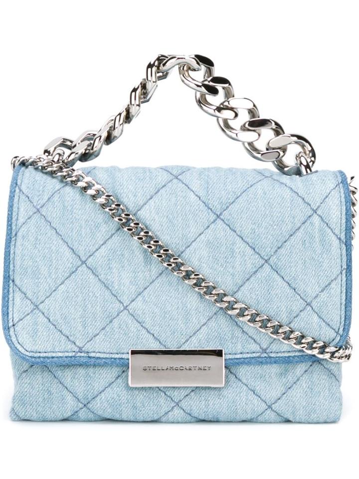 Stella Mccartney Mini 'beckett' Denim Crossbody Bag