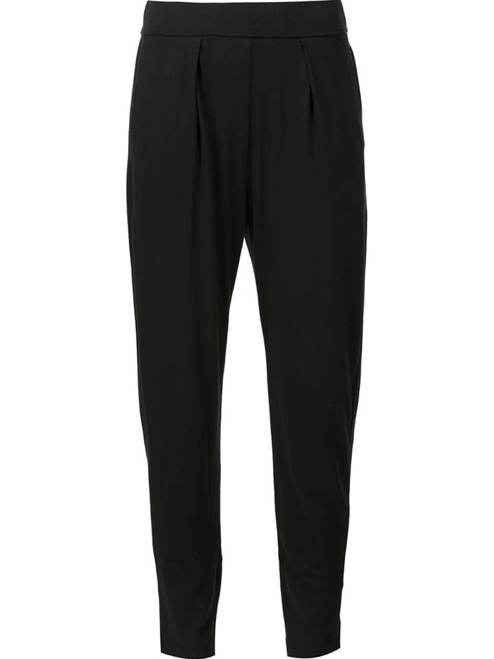 Raquel Allegra Tapered Trousers, Women's, Size: 1, Black, Cotton/polyester