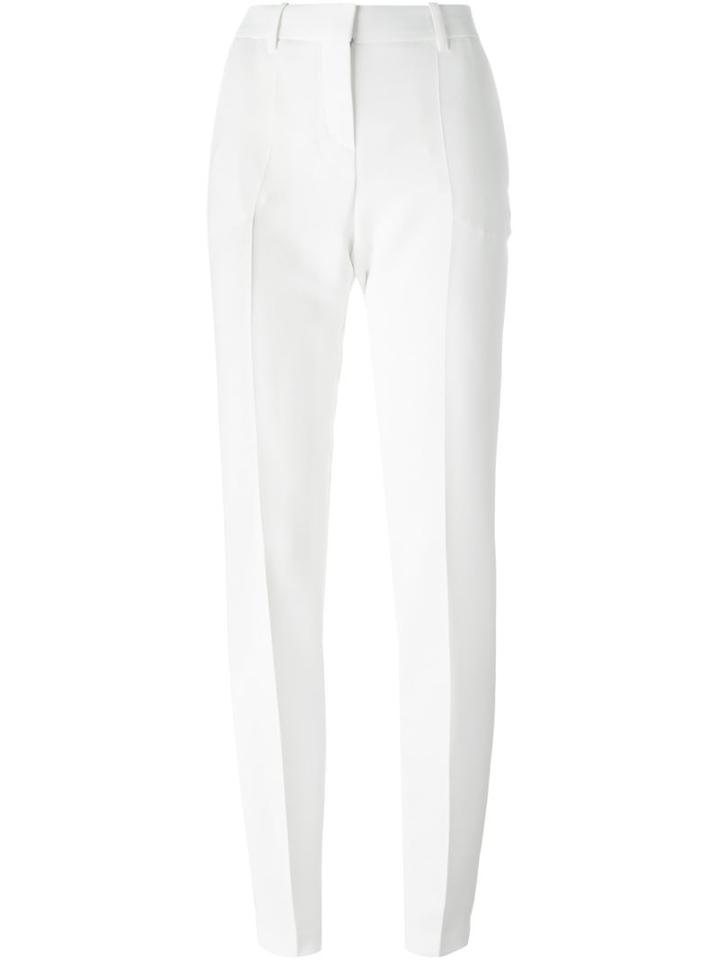 Barbara Bui Slim Fit Trousers, Women's, Size: 36, White, Polyester