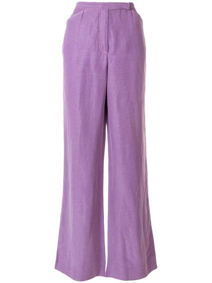 Emanuel Ungaro Pre-owned Wide Leg Trousers - Purple