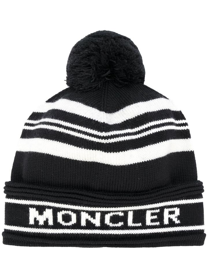 Moncler Bobble Hat - Black