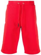 Mcq Alexander Mcqueen Contrast Logo Shorts - Red