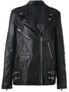 Alexander Wang Classic Biker Jacket, Women's, Size: 6, Black, Calf Leather/polyester