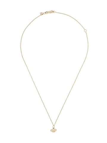 Sydney Evan Saturn Pendant Necklace - Gold