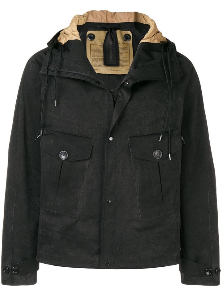 Ten-c Tempest Anorak - Black