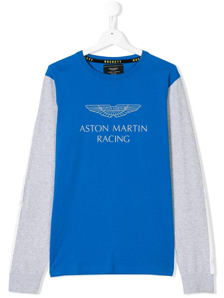 Hackett Kids Teen Logo T-shirt - Blue