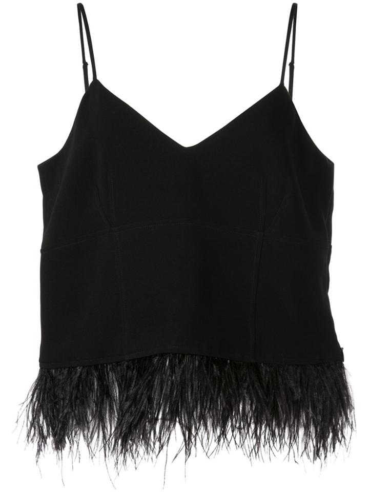 Cinq A Sept Narcissa Fringed Top - Black