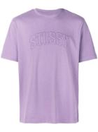 Stussy Embroidered Logo T-shirt - Purple