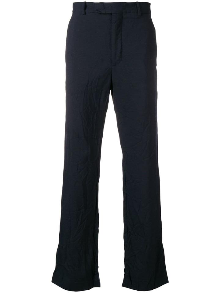 Marni Crinkled Trousers - Blue