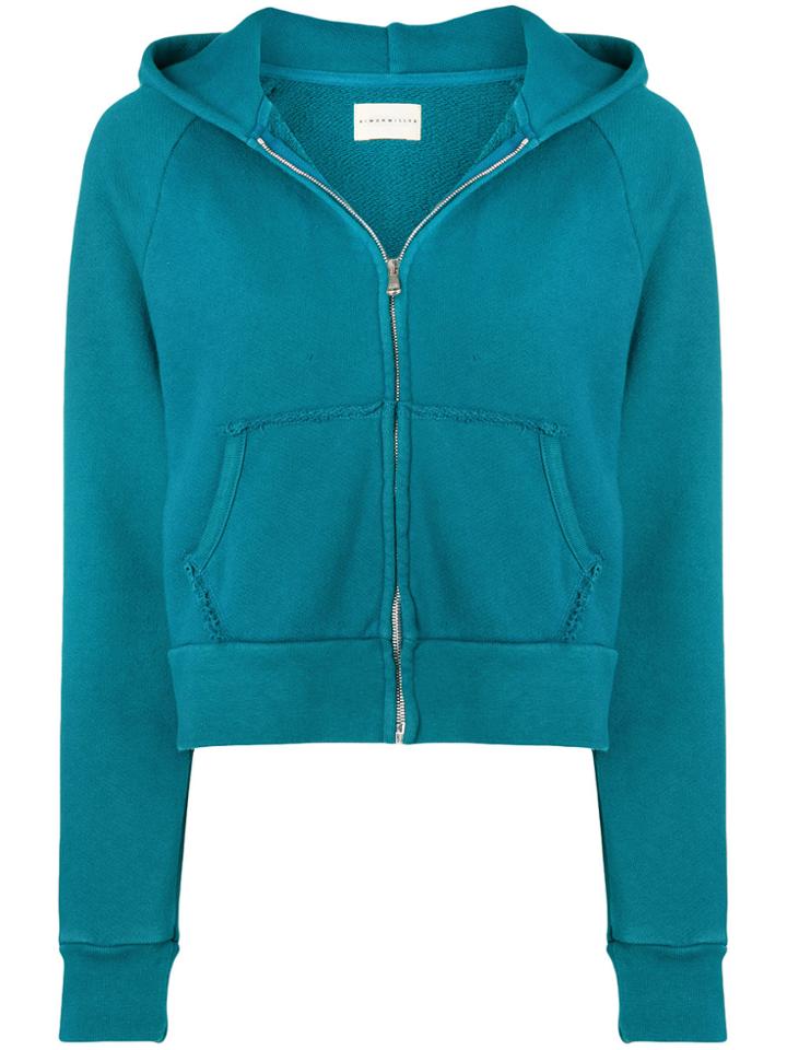 Simon Miller Cropped Zipped Jacket - Blue