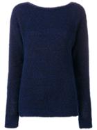 Chiara Bertani Glitter Effect Jumper - Blue