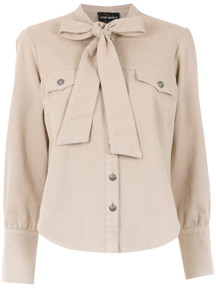 Andrea Bogosian Denim Shirt - Neutrals