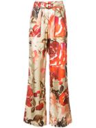 By. Bonnie Young Utility Wide-leg Trousers - Red
