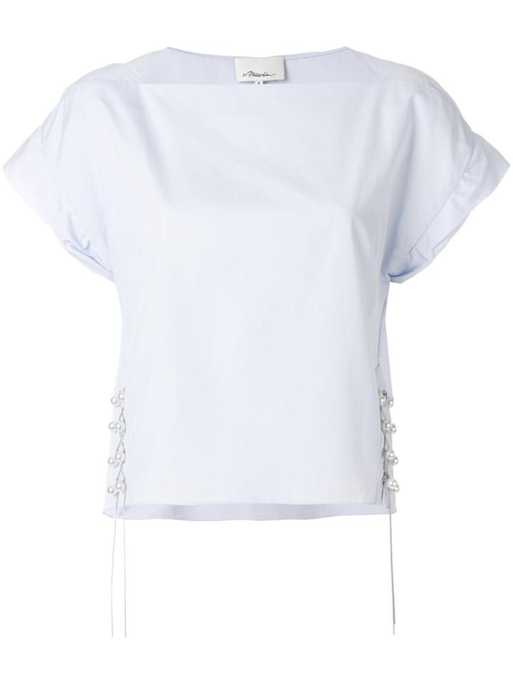 3.1 Phillip Lim Embellished Blouse - Blue