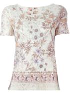 Etro Floral Print Knit T-shirt