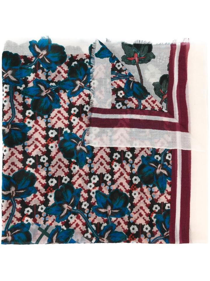 Dorothee Schumacher Graphic Floral Print Scarf